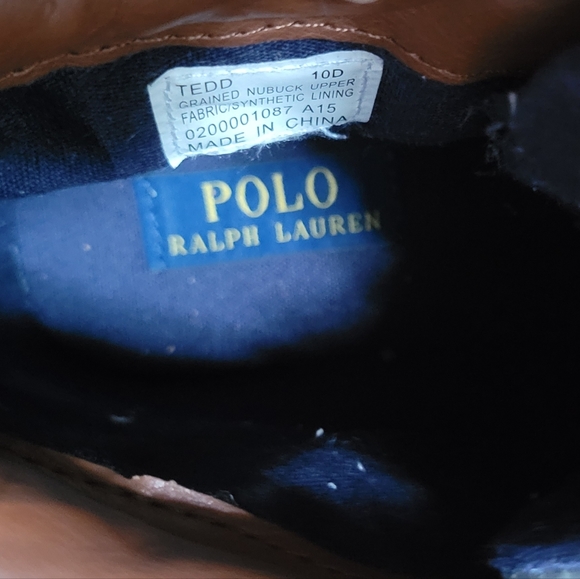 Polo Ralph Lauren Tedd Men\'s High Top Boots Shoes Size 10D main image 9